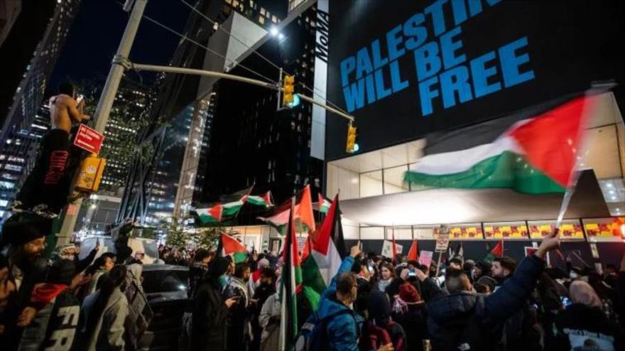 Protestas propalestinas bloquean acceso a aeropuerto de Nueva York