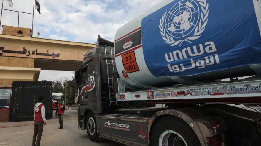 Israel ataca un convoy de ayuda humanitaria de la UNRWA en Gaza | HISPANTV