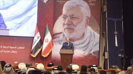 Irak homenajea al general Soleimani y elogia su lucha antiterrorista