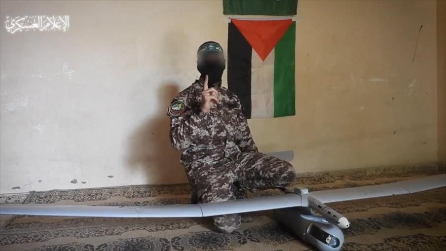 Vídeo muestra dron espía israelí capturado por combatientes palestinos