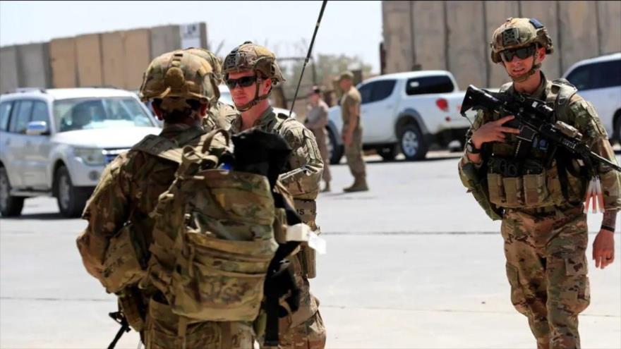 Los soldados estadounidenses en la base militar de Taji, al norte de Bagdad, 23 de agosto de 2020. (Foto: Reuters)