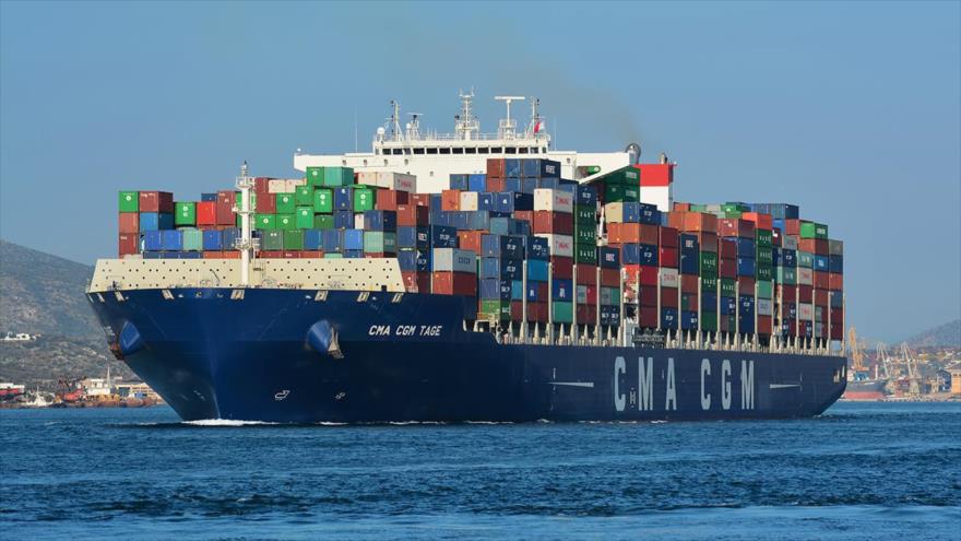 El barco CMA CGM TAGE.