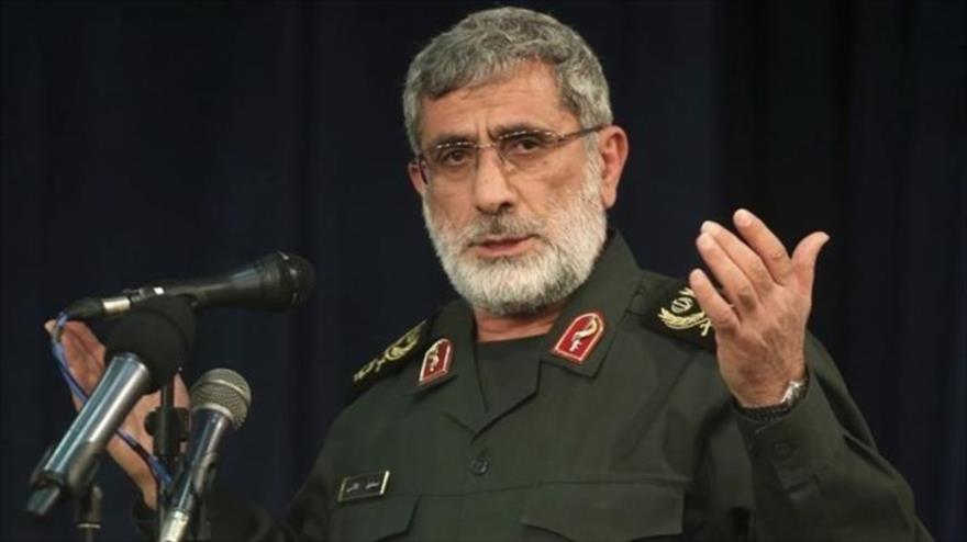 El comandante de la Fuerza Quds del Cuerpo de Guardianes de la Revolución Islámica (CGRI), el general de brigada Ismail Qaani.