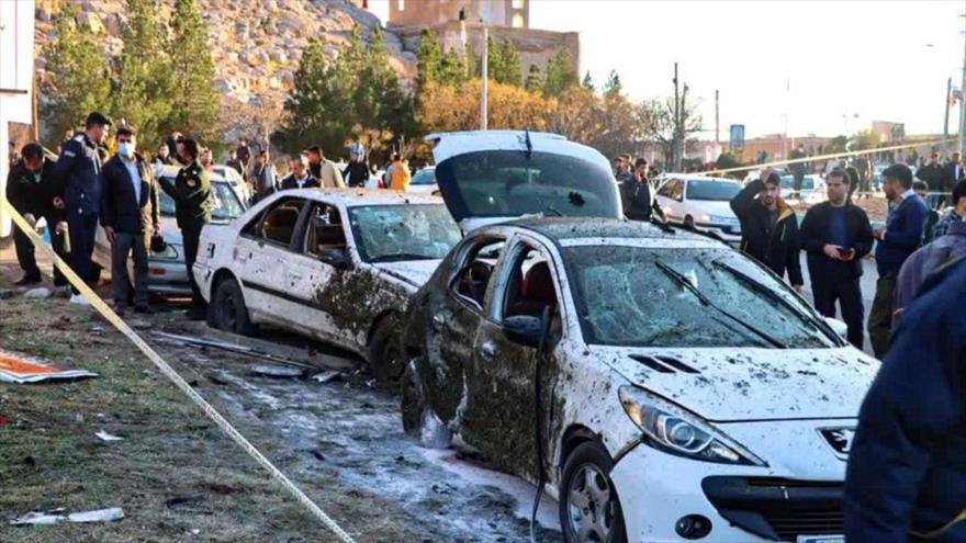 El lugar del doble atentado en la ciudad de Kerman, en el sur de Irán, 3 de enero de 2024. (Foto: IRNA)