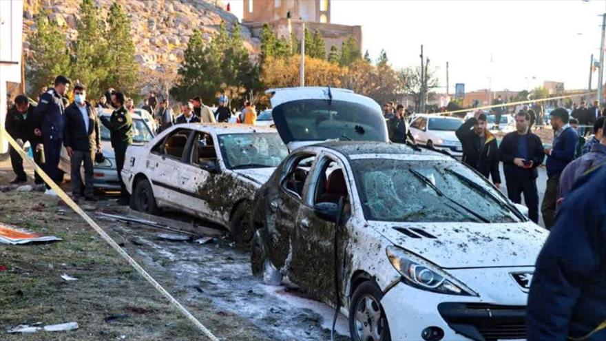 El lugar del atentado terrorista en Kerman, suroriental de Irán, 3 de enero de 2024. (Foto: Fars)