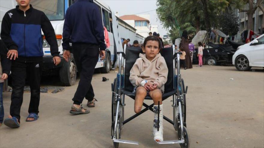 Más de 1000 niños palestinos perdieron sus piernas en Gaza desde 7-O | HISPANTV
