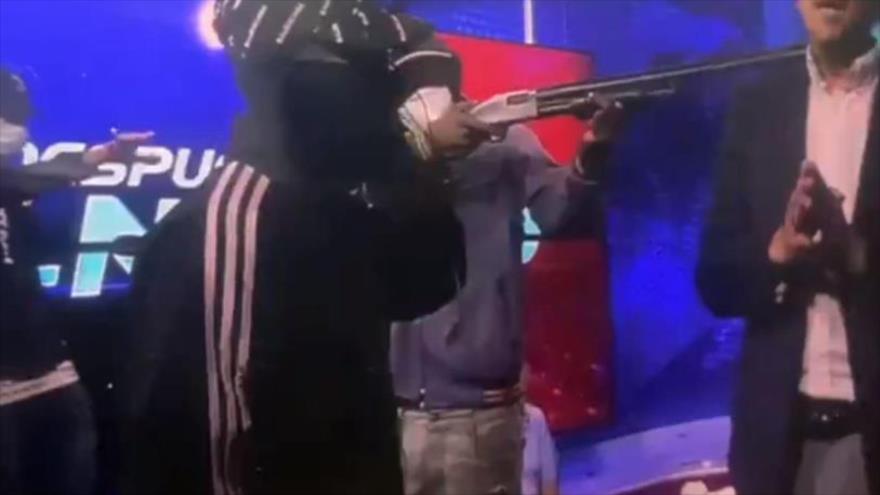 Terror en vivo en TV: Pandilleros toman canal en Ecuador