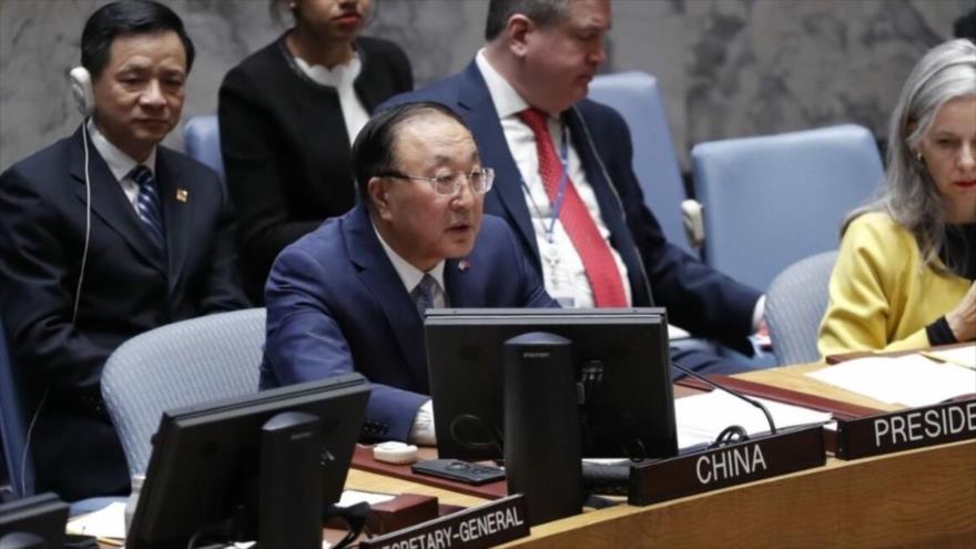 El representante de China ante las Naciones Unidas, Zhang Jun.