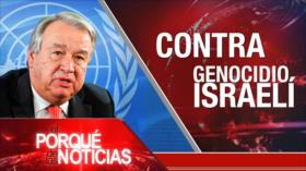 No a políticas belicistas; ONU pide alto de fuego en Gaza; Cambio de poder en Guatemala | El Porqué de las Noticias 