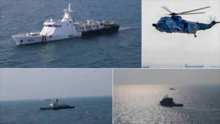 Imágenes: Irán y Pakistán celebran ejercicios navales en el Golfo Pérsico