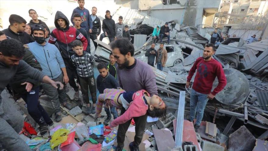 EUA: 150 palestinos morrem todos os dias em Gaza devido a ataques israelenses |  HispanTV