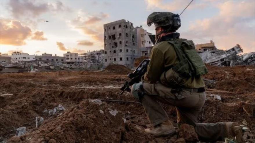 Una fuerza israelí durante la invasión del régimen en la Franja de Gaza. (Foto: Reuters)