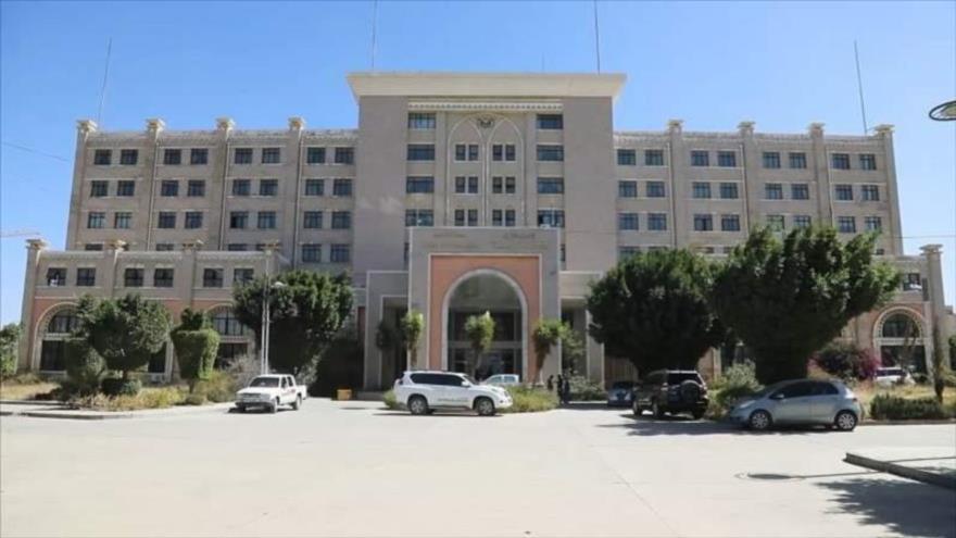 Edificio de la Cancillería de Yemen en Saná, capital de este país árabe.
