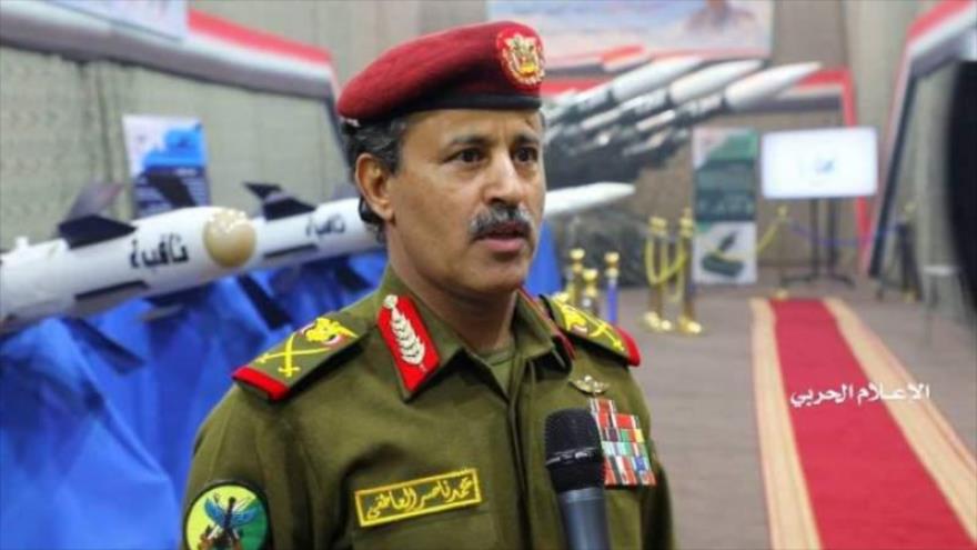 El ministro de Defensa yemení, el mayor general Muhamad Naser al-Atifi.