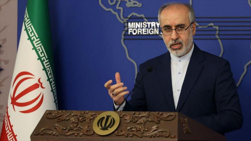 El portavoz de la Cancillería iraní, Naser Kanani.