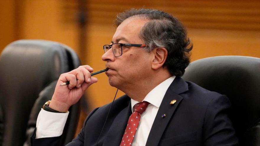 El presidente de Colombia, Gustavo Petro, un defensor de la causa palestina y crítico con las medidas de Israel en Gaza.