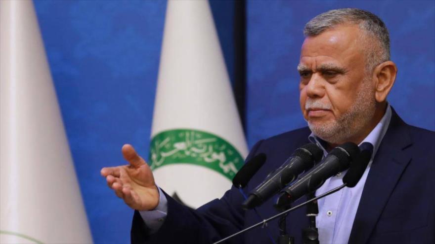 Hadi Al-Ameri, jefe de la coalición Nabni en el Parlamento de Irak.