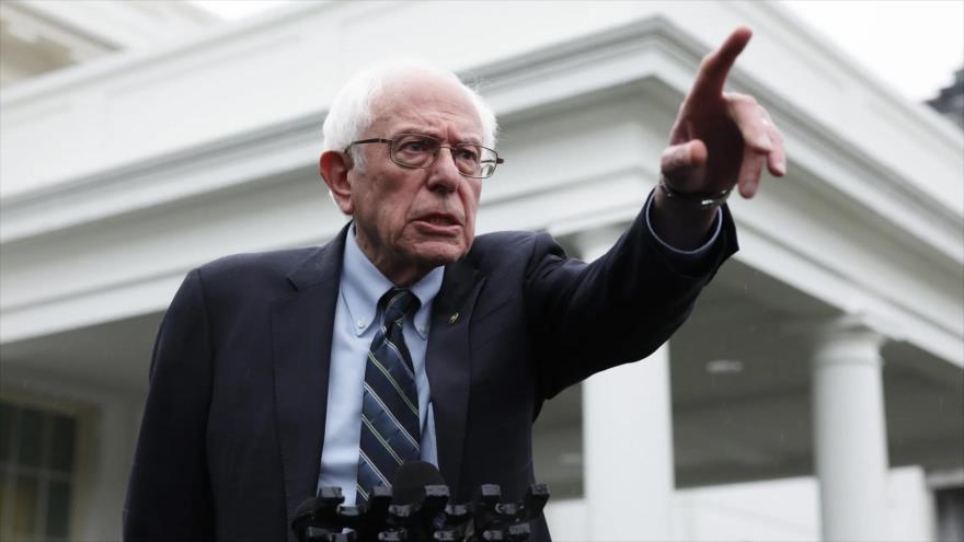 El congresista estadounidense Bernie Sanders, senador por el estado de Vermont.