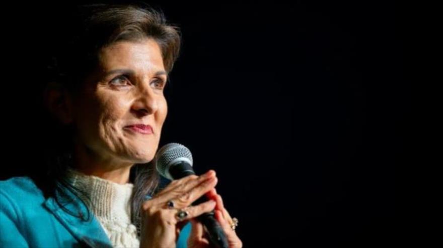 La embajadora Nikki Haley habla durante un mitin de campaña el 4 de febrero en Charleston, Carolina del Sur.(Foto:Getty Images)