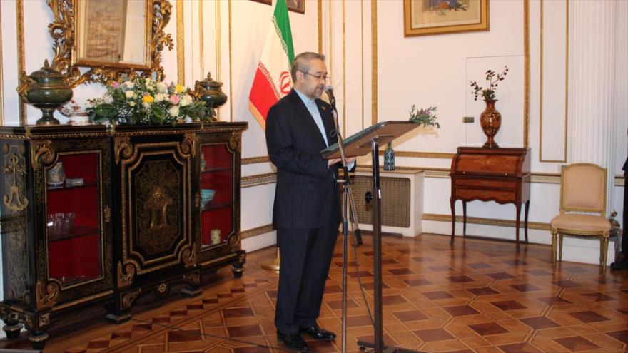 El encargado de negocios de la embajada iraní en Londres, Mehdi Hoseini Matin.