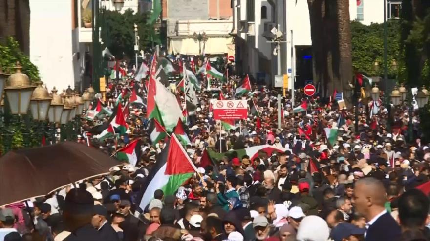 Las movilizaciones de solidaridad con Palestina son cada día más