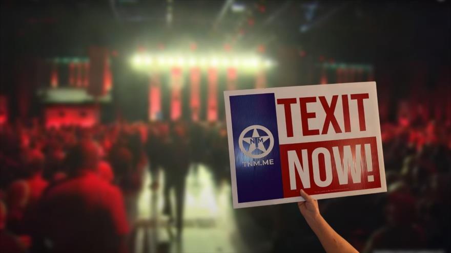 Una congregación en apoyo a la independencia del estado de Texas de EE.UU.
