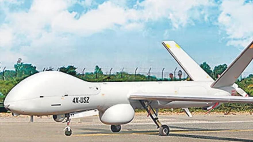 El dron Hermes 900 fabricado por La India.