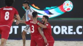 Irán derrota a Argentina 6-3 en la Copa Mundial de Fútbol Playa