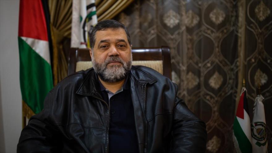 El portavoz del Movimiento de Resistencia Islámica de Palestina (HAMAS), Osama Hamdan.
