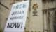 Desenas de activistas en Londres piden la libertad para Assange