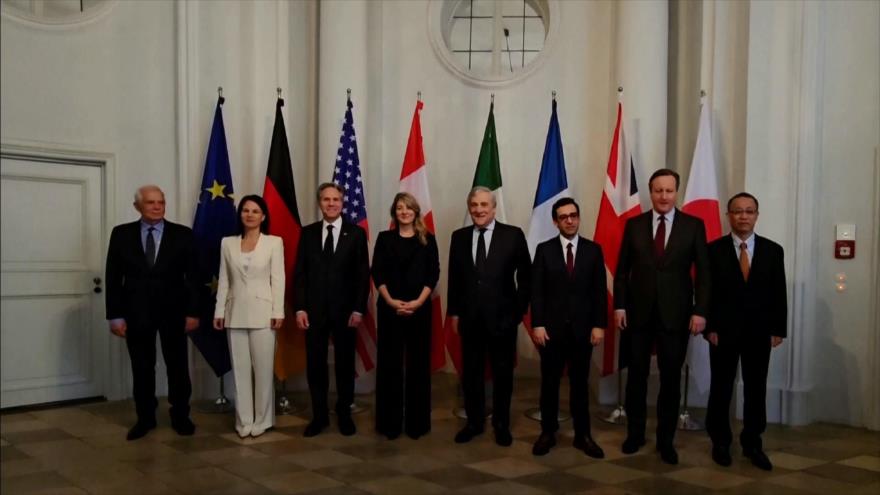 Irán rechaza las acusaciones de países del G7 de enviar armas a Yemen