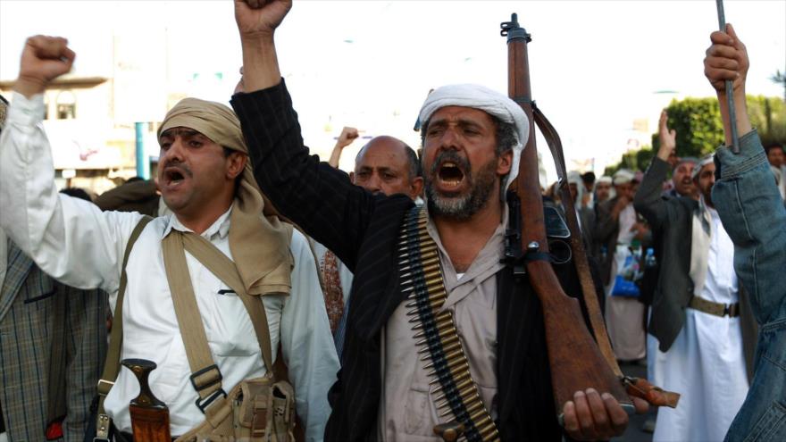 Las Fuerzas Armadas de Yemen durante una maniobra militar.