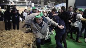 Entre abucheos y silbidos, Macron inaugura feria agrícola en París