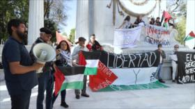 Mexicanos marchan en la CDMX contra genocidio israelí en Gaza