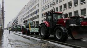 La ira se contagia: Agricultores paralizan el corazón de Europa 