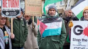 ¡Dejen de armar a Israel! gritan incesantemente activistas en Londres