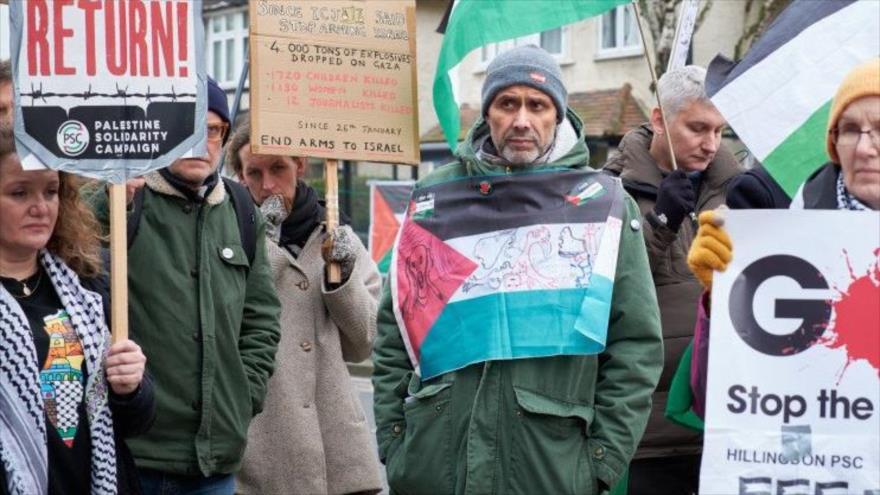 ¡Dejen de armar a Israel! gritan incesantemente activistas en Londres | HISPANTV