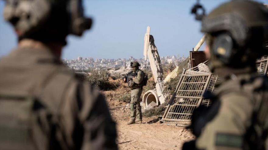 Las fuerzas de ocupación israelíes en la Franja de Gaza, 22 de enero de 2024. (Foto: AFP)