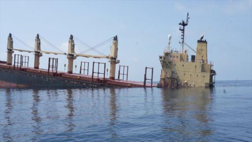 Vídeo: Se hunde Rubymar británico en mar Rojo tras un ataque yemení | HISPANTV