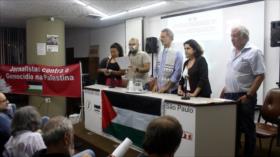 Periodistas se autoconvocan en Sao Paulo en apoyo a Palestina