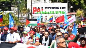 Venezolanos marchan por el fin del genocidio en Gaza