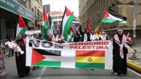 Bolivia se suma a la marcha de millón mundial en apoyo a Gaza