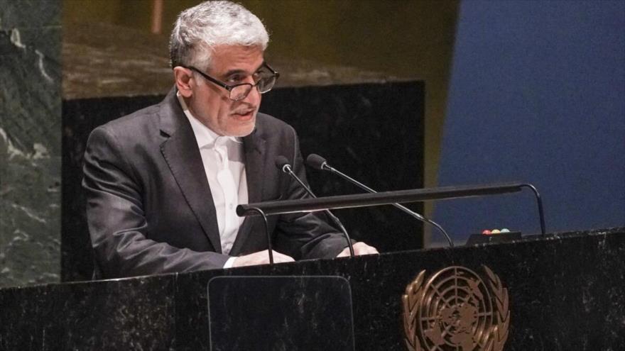El embajador permanente de Irán ante la ONU, Amir Said Iravani.