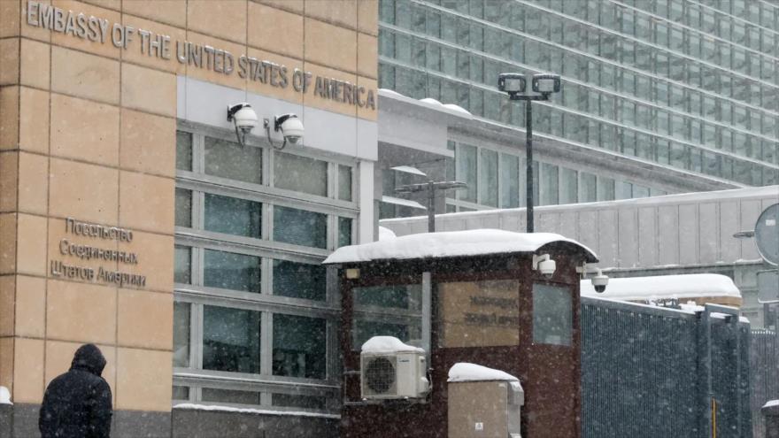 Embajada de EE.UU. en Moscú, capital de Rusia