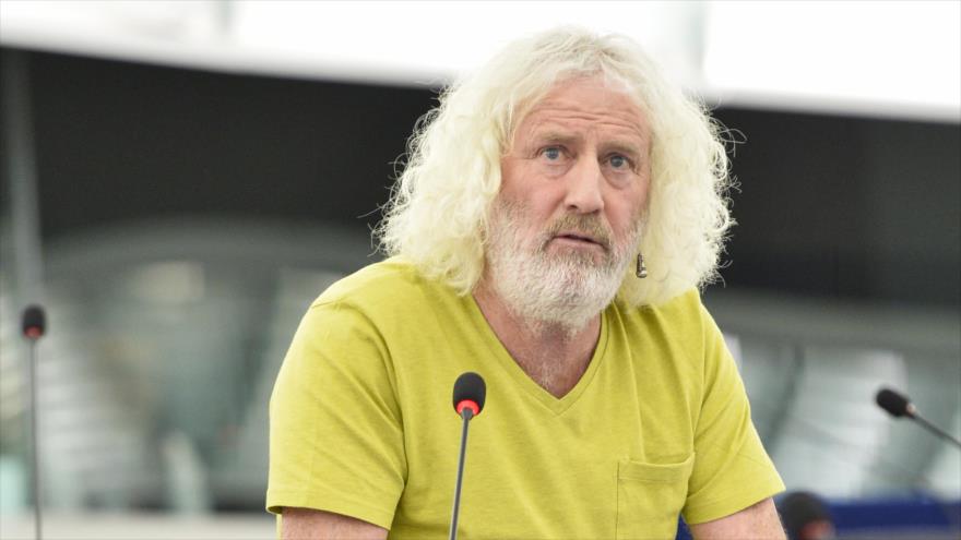 El eurodiputado irlandés, Mick Wallace.