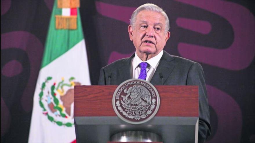 El presidente de México, Andrés Manuel López Obrador, en una rueda de prensa.
