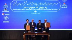 Irán anuncia mayor contrato de producción petrolera en la última década