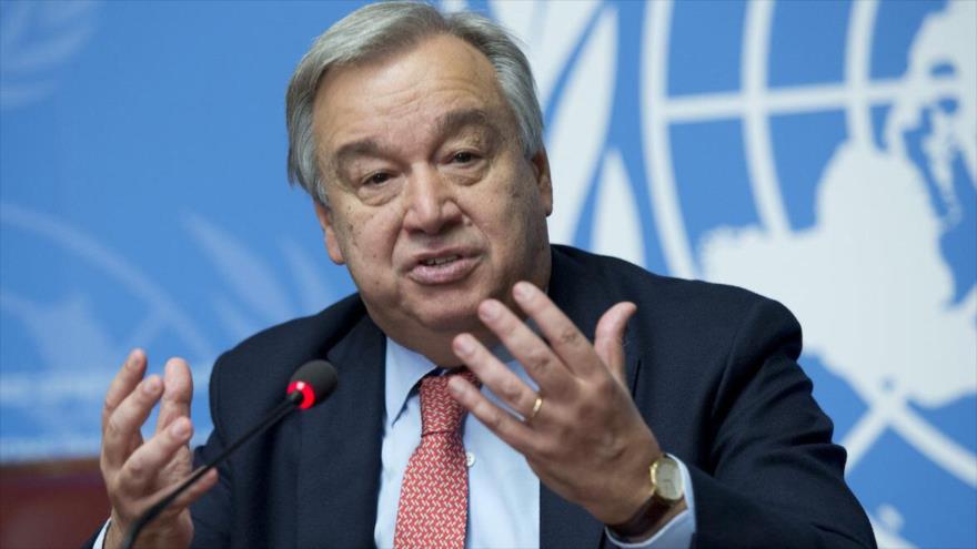 El Secretario General de la Organización de las Naciones Unidas, Antonio Guterres, (ONU).