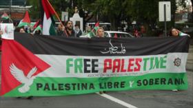 Chilenos condenan genocidio israelí contra los palestinos
