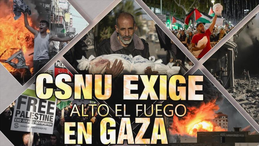 Pese a la exigencia del CSNU, Israel sigue con el genocidio en Gaza | Detrás de la Razón